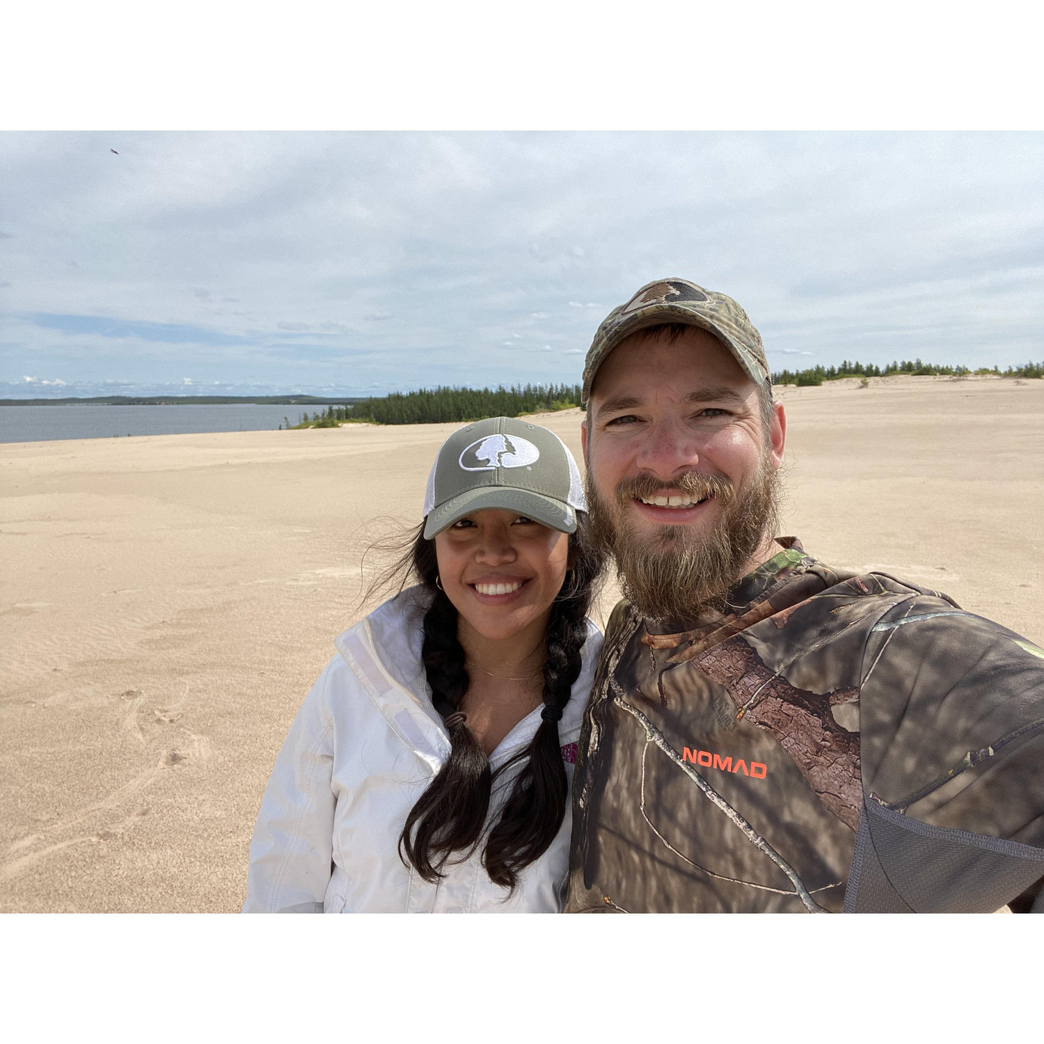 Sand dunes in northern Sask