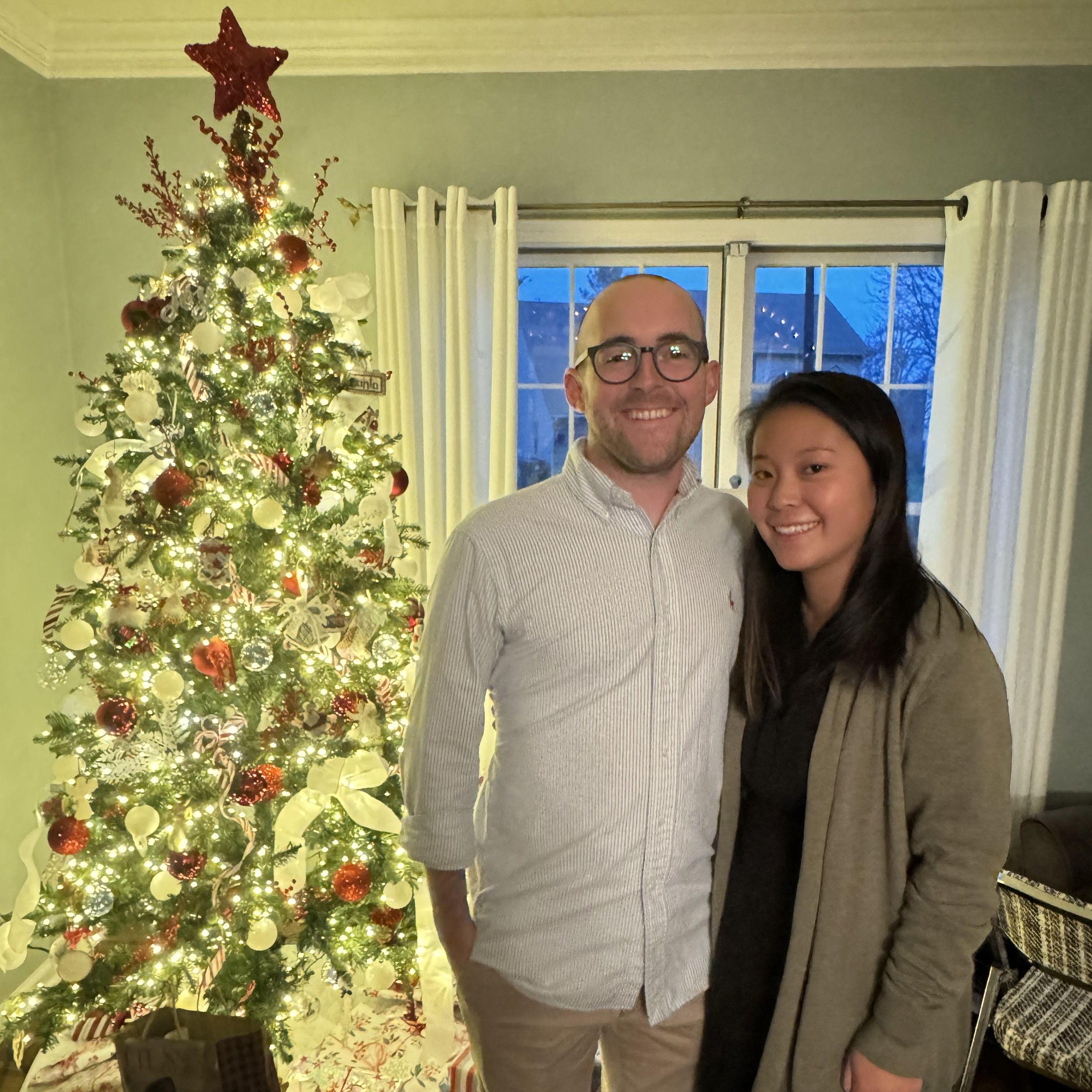 Our first Christmas together in Lexington, KY