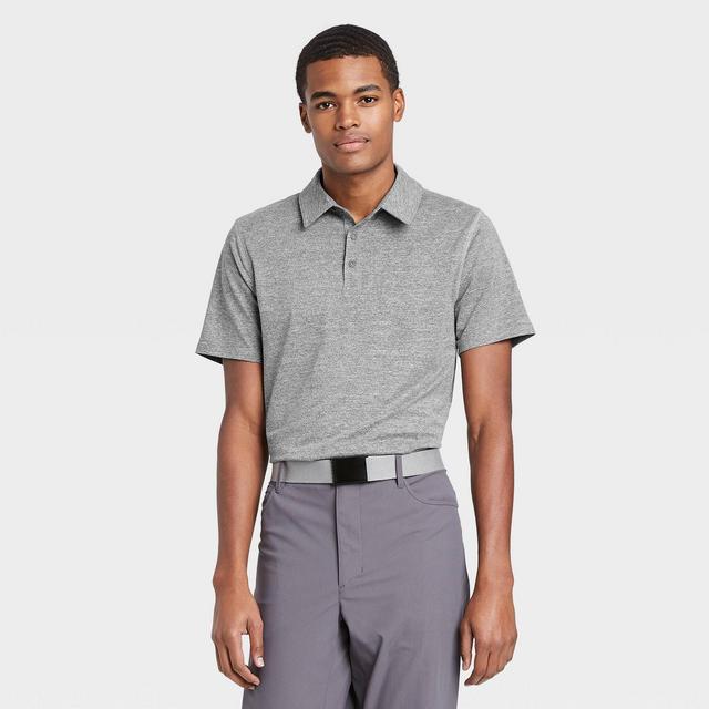 Men's Jersey Golf Polo Shirt - All in Motion™ Gray L
