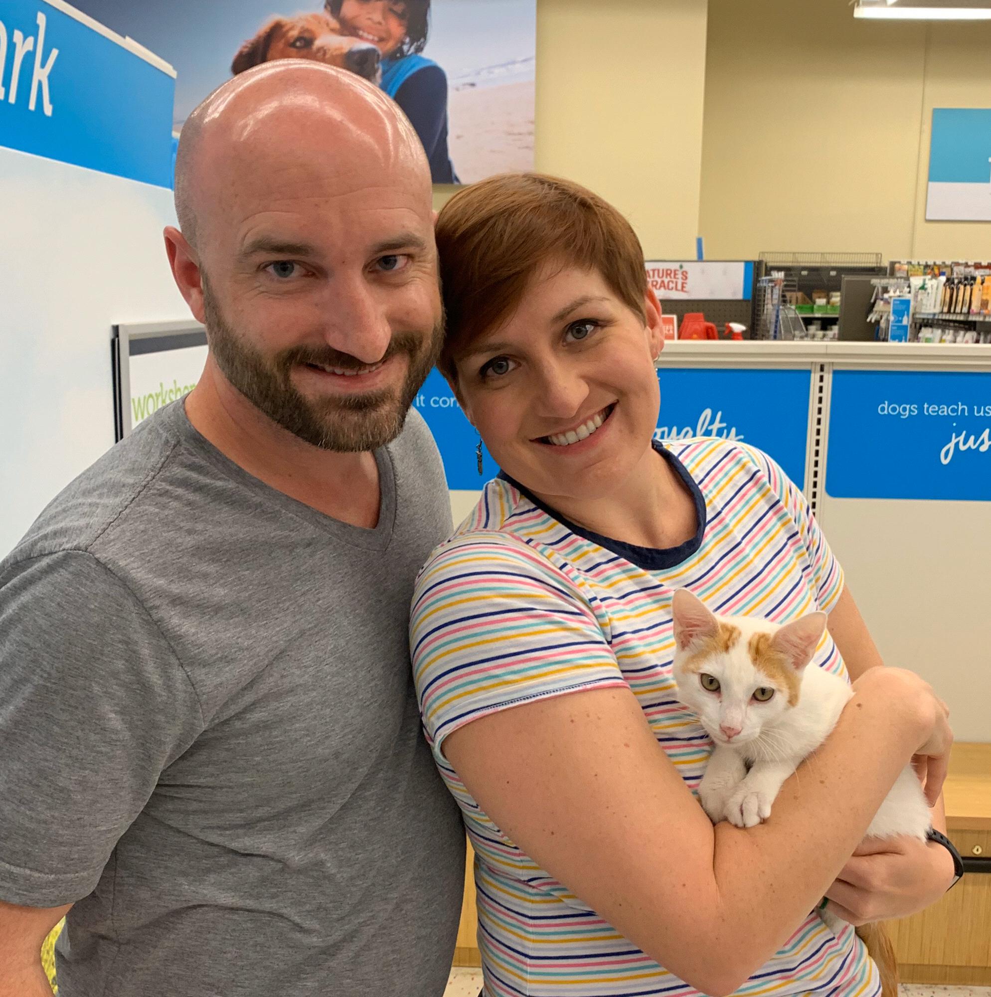 On August 12th we adopted a kitty! Meet Benny!