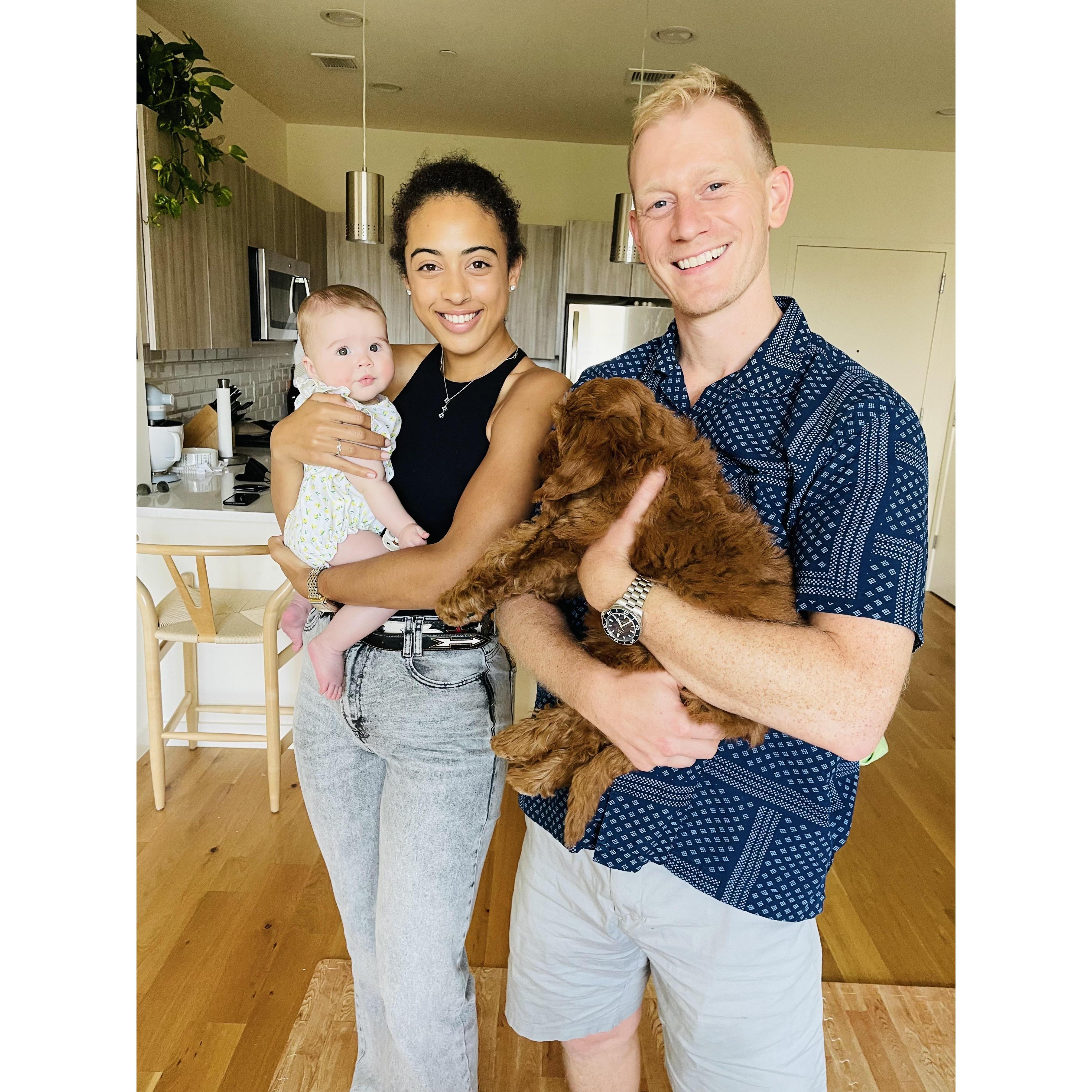 Our K-9 baby and Rob and Jill's real baby. We love you Caroline! August 2021