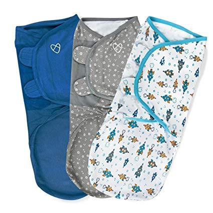 SwaddleMe Original Swaddle 3-PK, Superstar (LG)