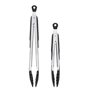 OXO Good Grips 2-Piece Tongs with Nylon Heads Set