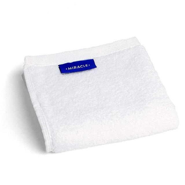 Miracle Made Washcloth - Premium Washcloths for Bathroom Infused with Natural Silver, 100% Supima Cotton Washcloths, Ultra Absorbant & Soft, Odor Free, White