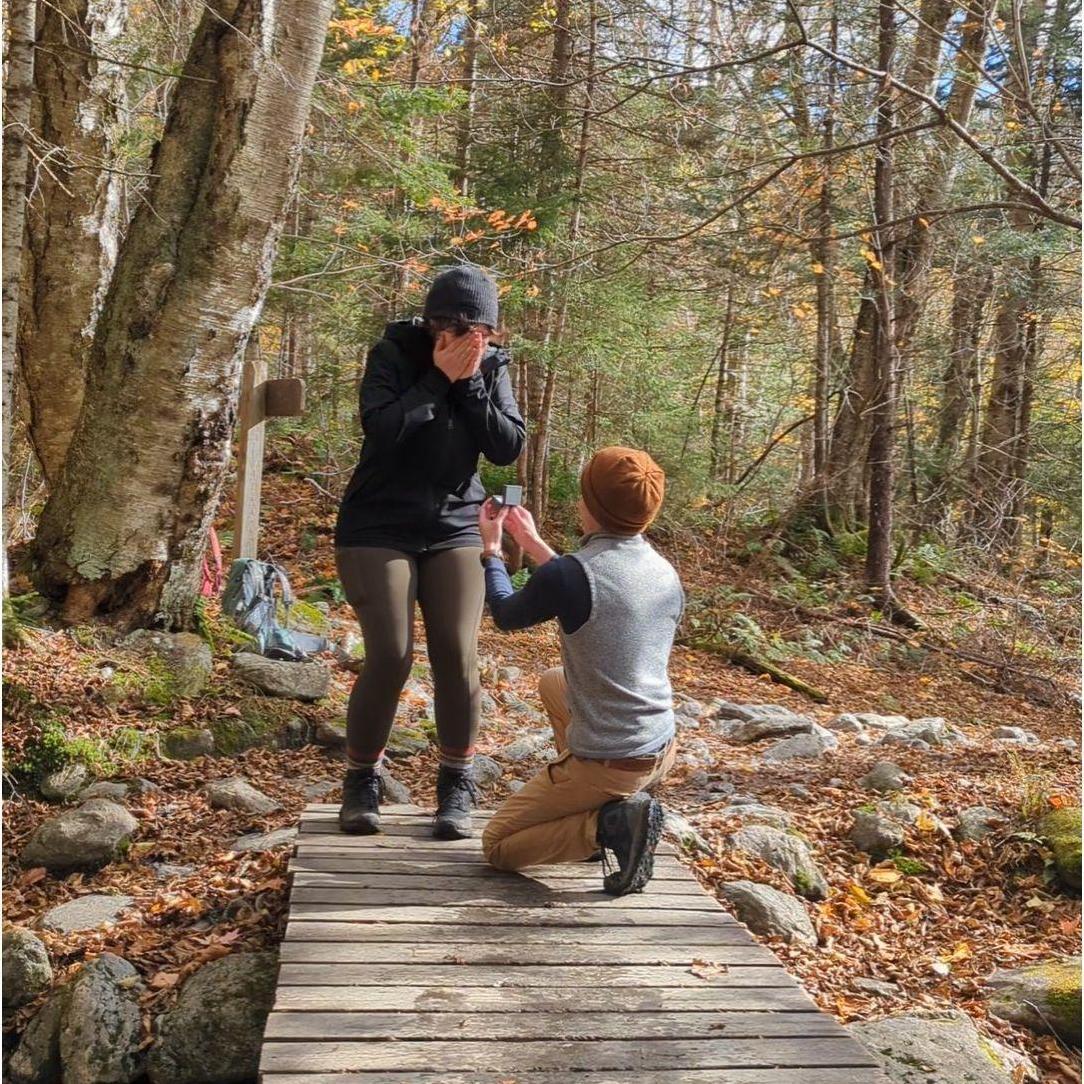 Surprise! (she said yes)