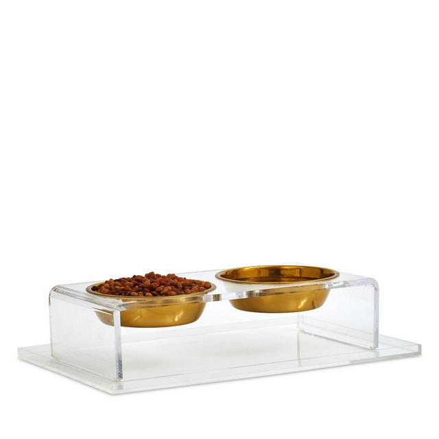 Hiddin Double Bowl Dog Feeder