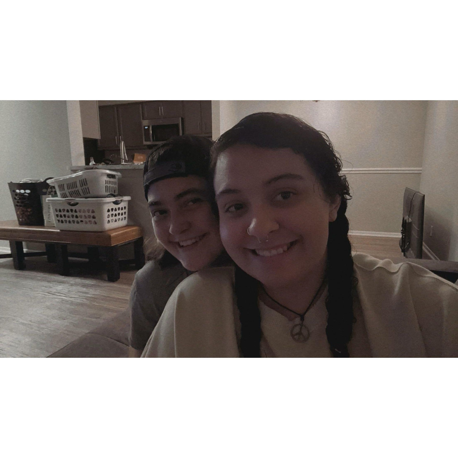 Moved into our apartment together.