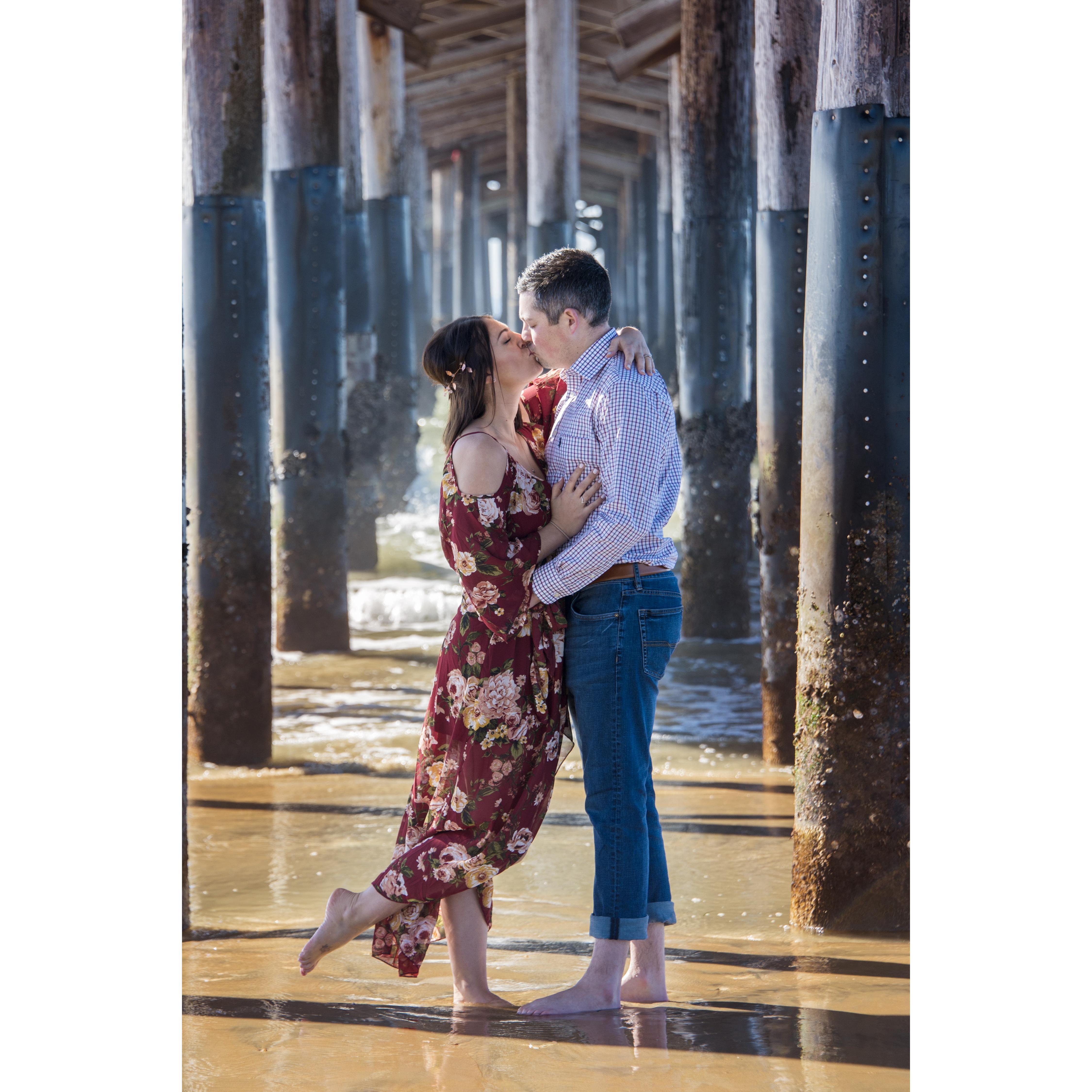 Engagement Photos at Newport Beach Pier, CA