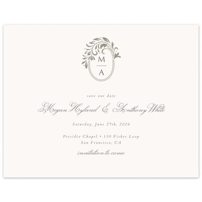 Multi-Colored Wedding Digital Save the Date - Palais Landscape