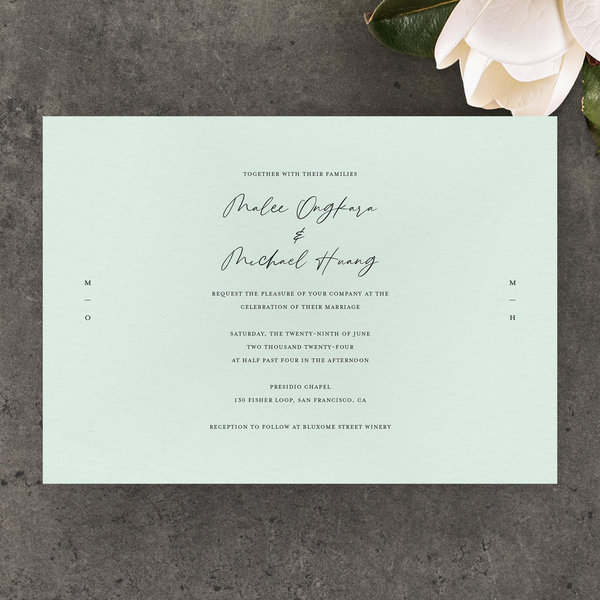 Zola Wedding Invitations - Ivor Landscape