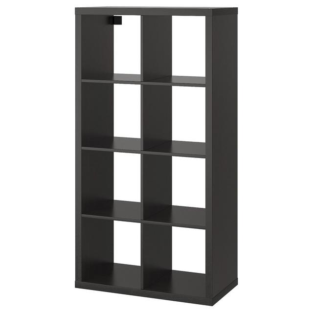 KALLAXShelf unit, black-brown30 3/8x57 7/8 "