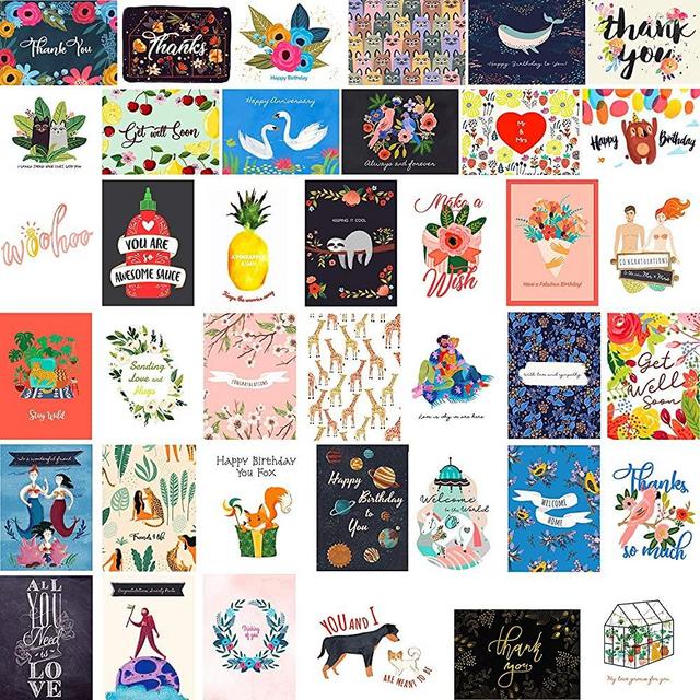 40 Greeting Cards Assortment with Envelopes (Greeting)