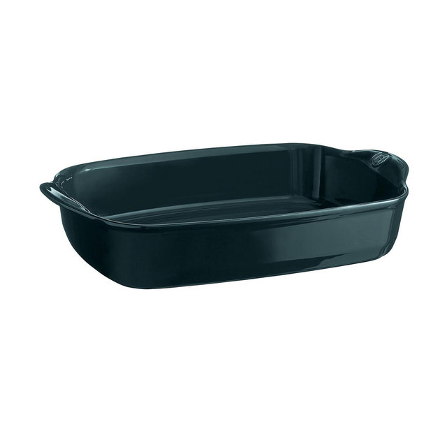 Emile Henry Large Rectangle Baking Dish Ultime, 16.5" X 10.5", Ocean