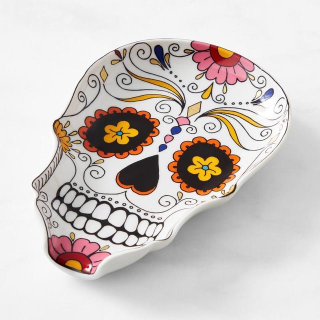 Day of the Dead Spoon Rest, Porcelain