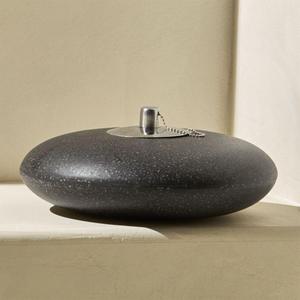 polyterrazzo black oil lamp