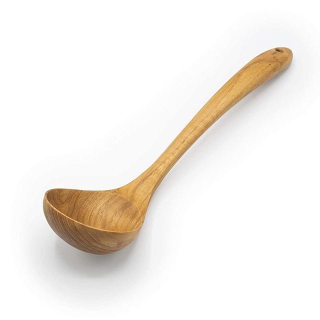 FAAY Ladle, Serving Ladle, Cooking/Kitchen Ladle | 100% Eco Friendly Server Gravy Ladle, Wooden Kitchen Tool, Hand Carved Wood Unique Grain Ladle (Original Ladle)
