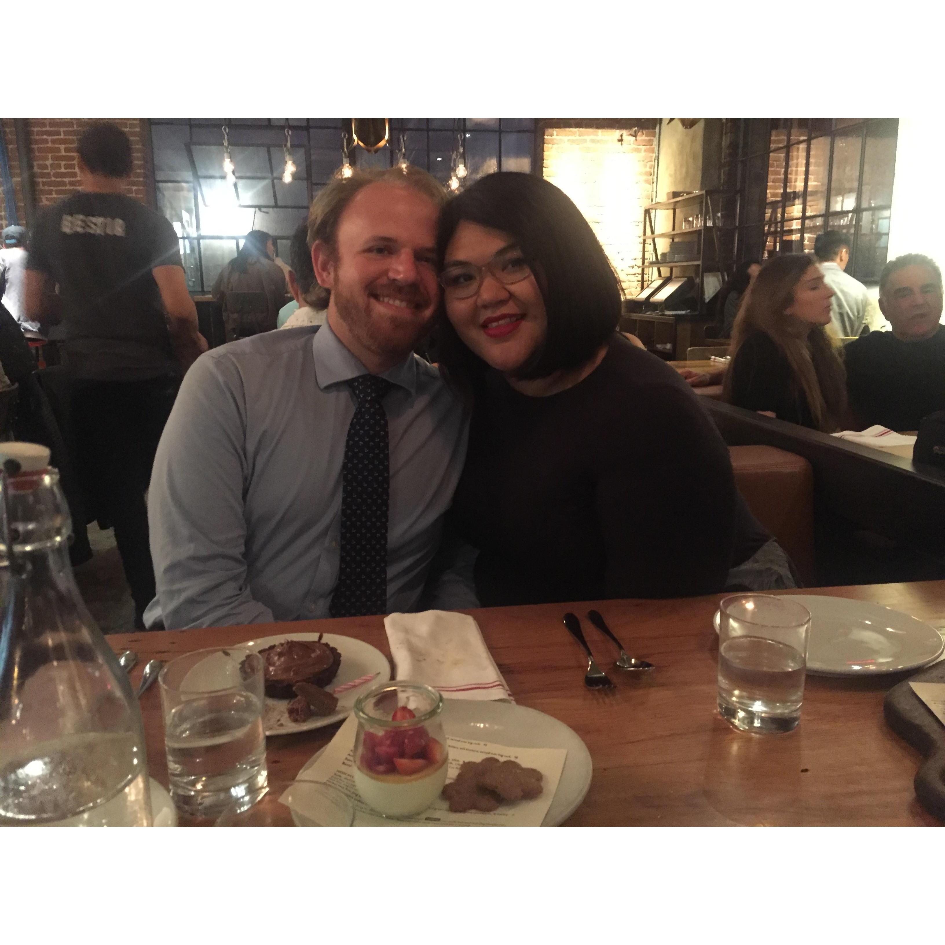 Celebrating shorter hair and Nicholas' 28th birthday