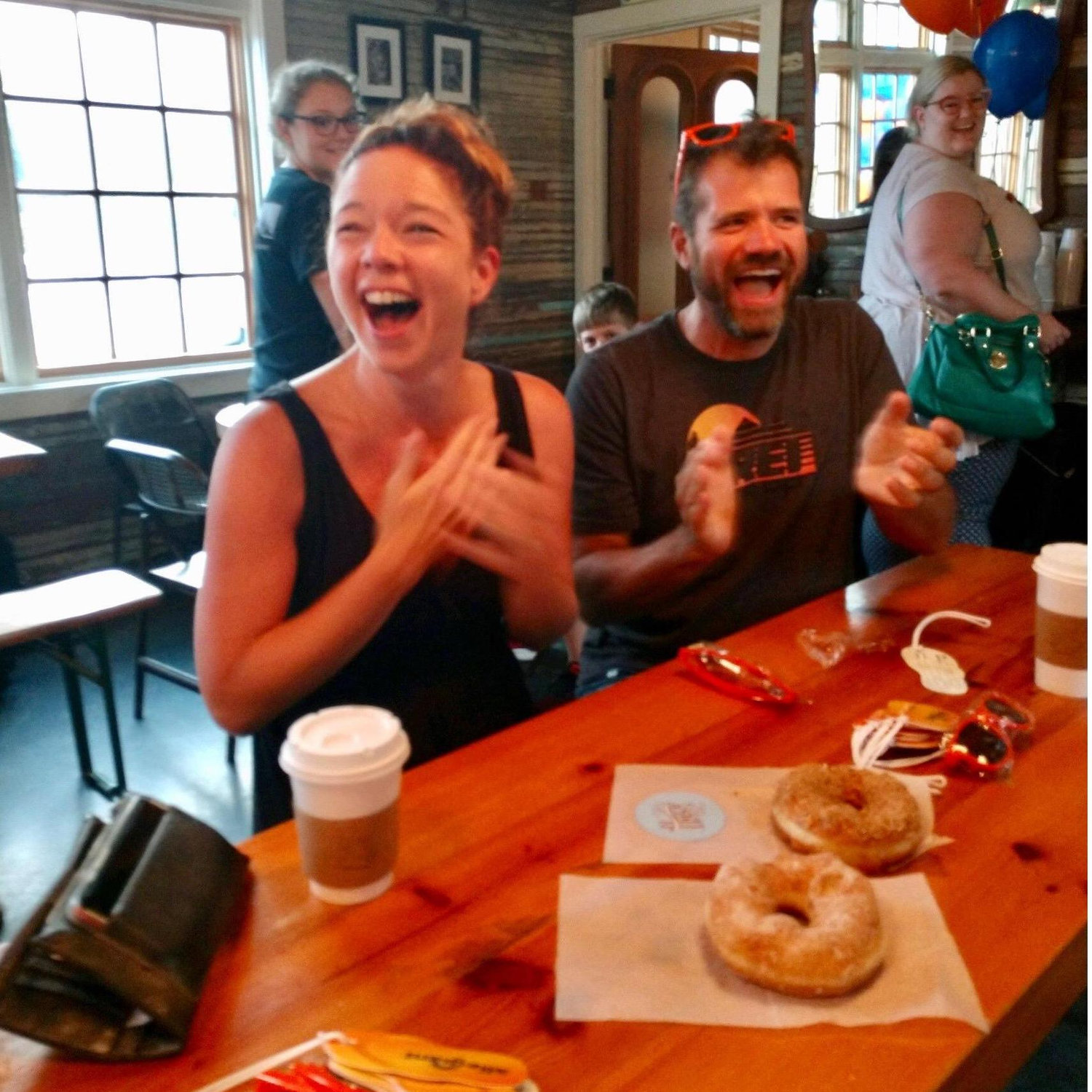 That time we magically manifested winning free airline tickets from our favorite local donut shop.