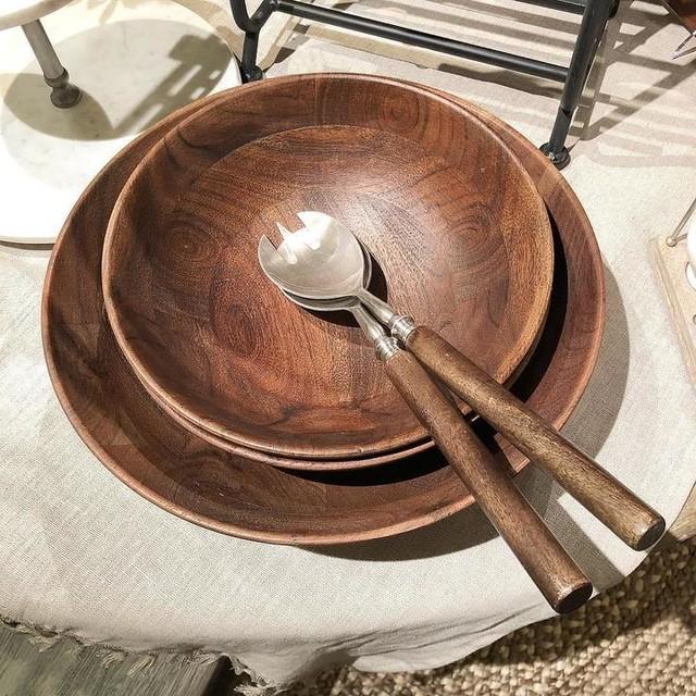Pottery Barn: Chateau Wood Salad Bowl, Large