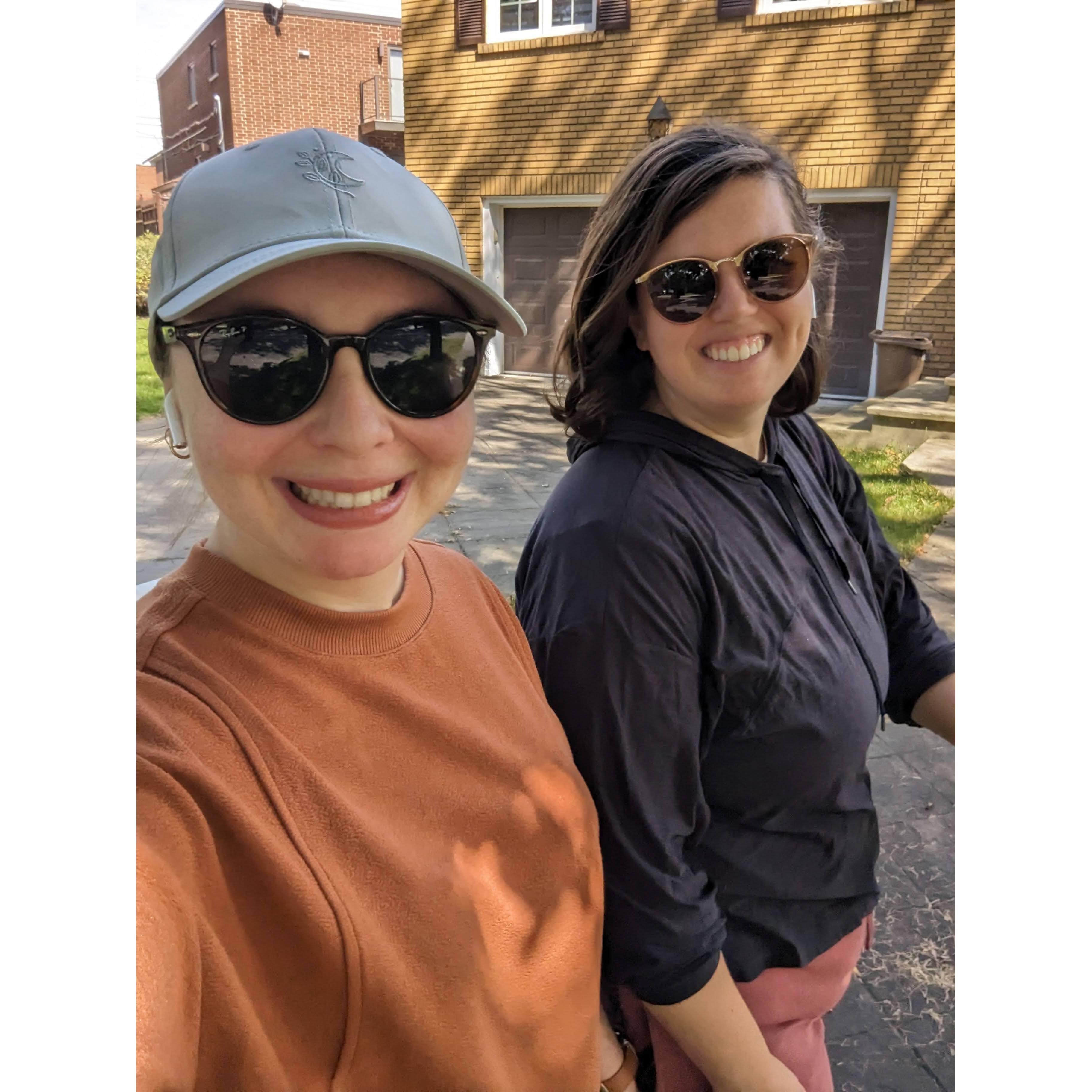 Enjoying our neighbourhood in the summer. (September 2023)