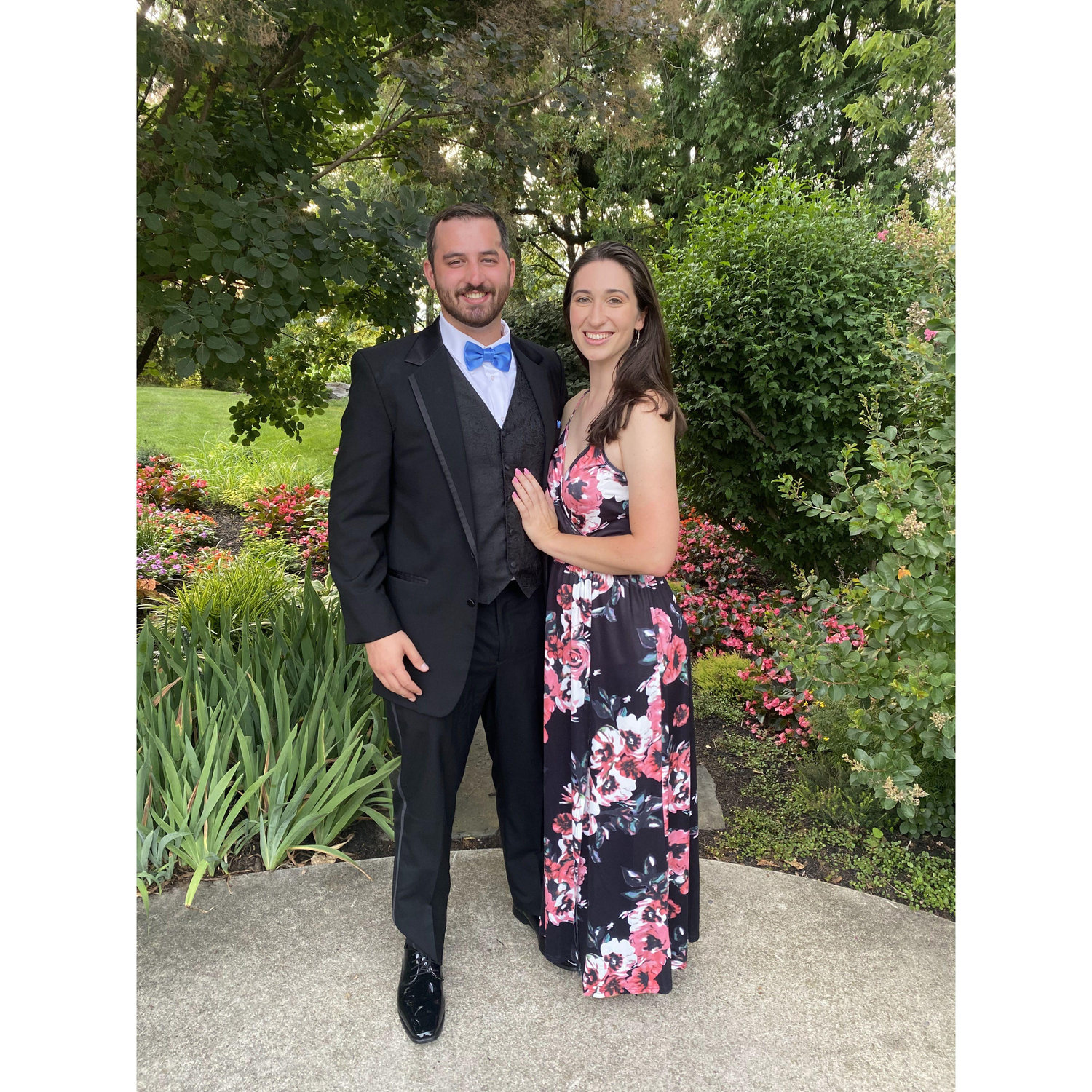 Our first wedding together
