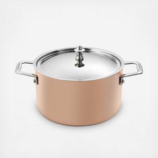 Maitre D' Induction Copper Covered Dutch Oven