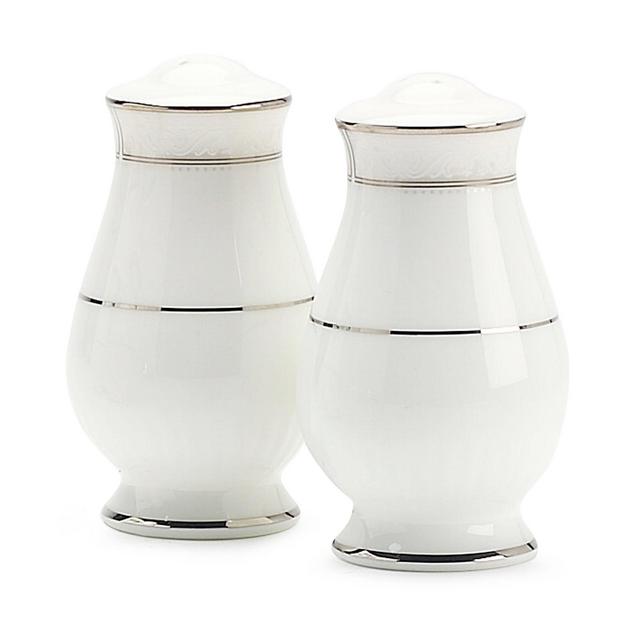 Noritake "Montvale Platinum" Salt & Pepper Shakers
