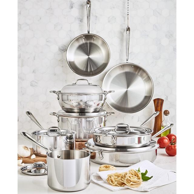 All-Clad 14-Pc. Stainless Steel Cookware Set