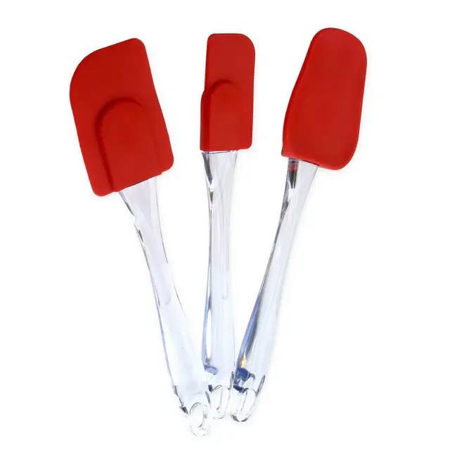Simply Essential™ Spatulas in Red (Set of 3)