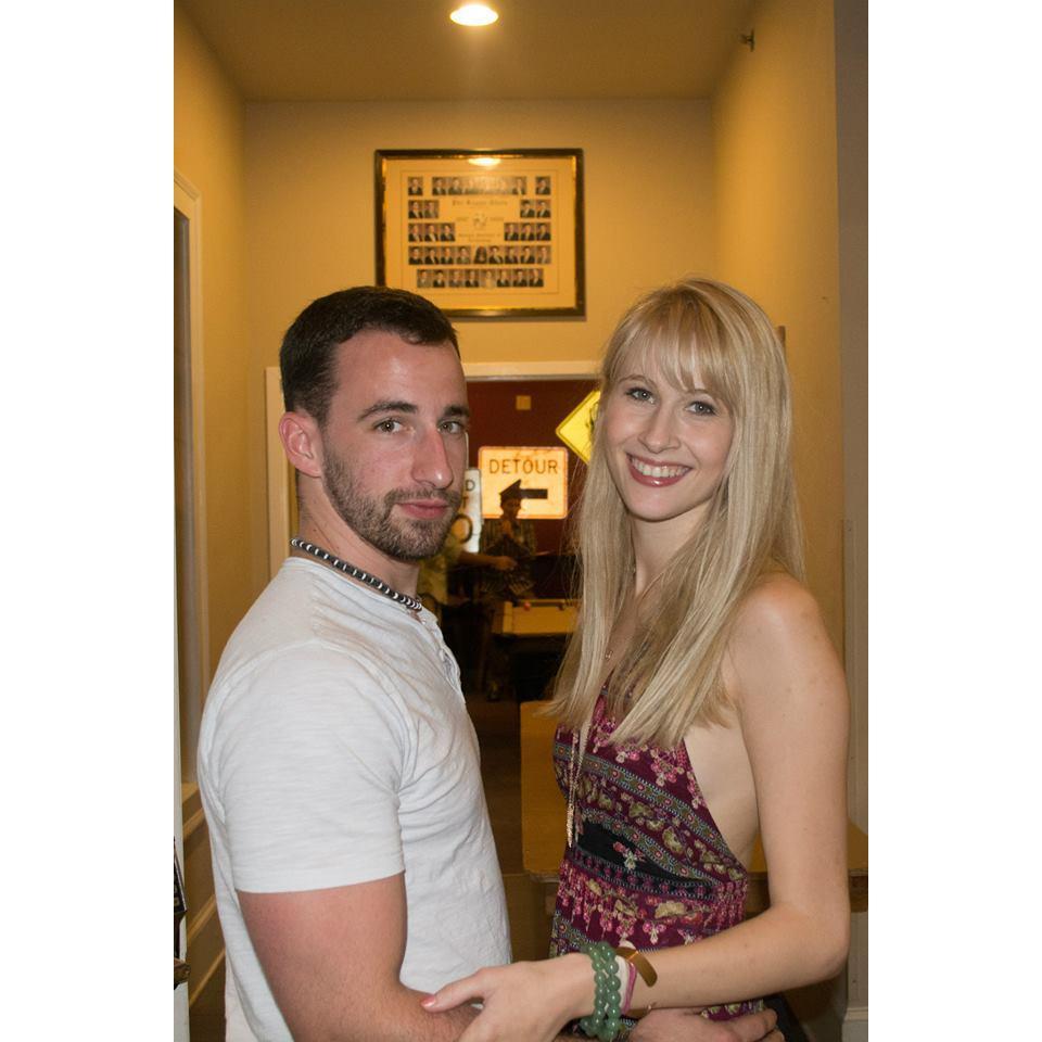 The first photo together ever! (Thanks Percy)