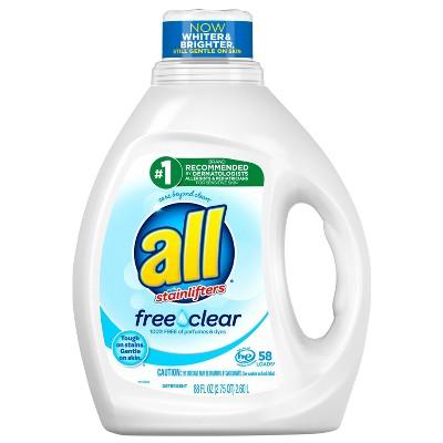 all Free Clear For Sensitive Skin Liquid Laundry Detergent - 88 fl oz