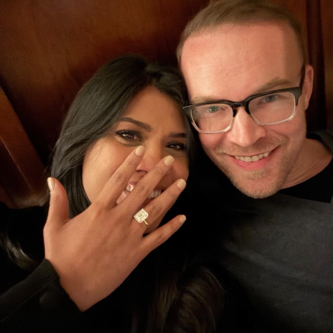 The night we got engaged ❤️