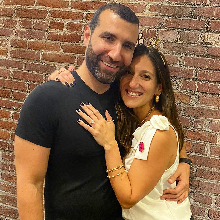 The night we got engaged!