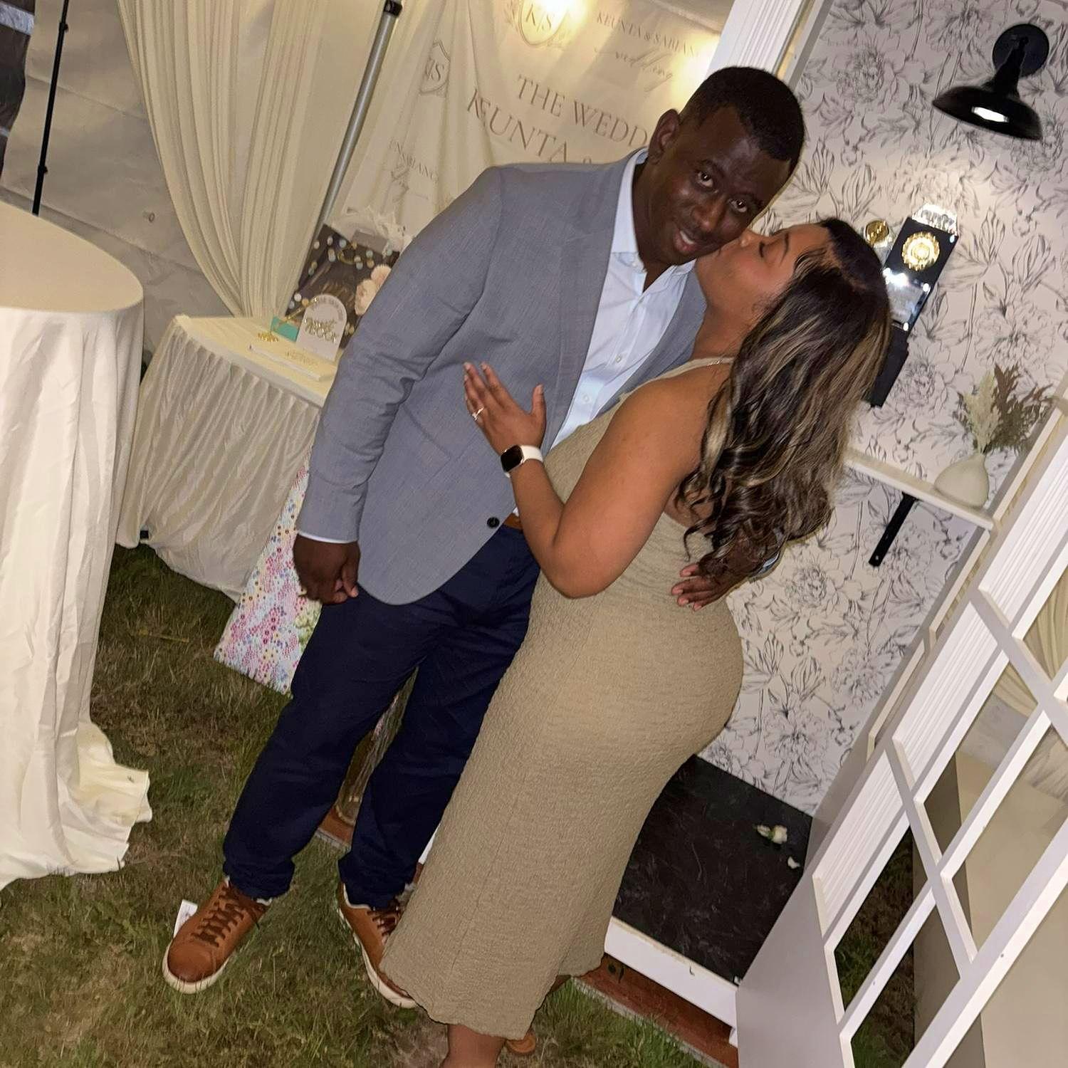 Celebrating Keunta and Sabianca at their wedding in Boston, MA