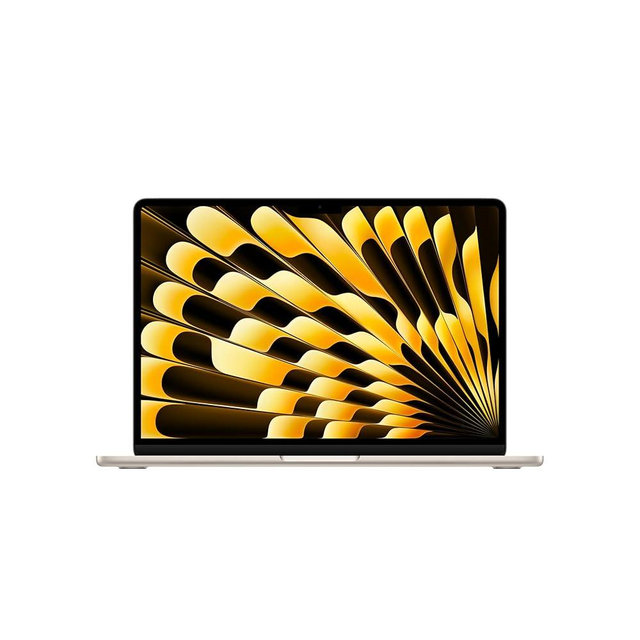 Apple 2025 MacBook Air 13-inch Laptop with M4 chip: Built for Apple Intelligence, 13.6-inch Liquid Retina Display, 16GB Unified Memory, 512GB SSD Storage, 12MP Center Stage Camera, Touch ID; Starlight