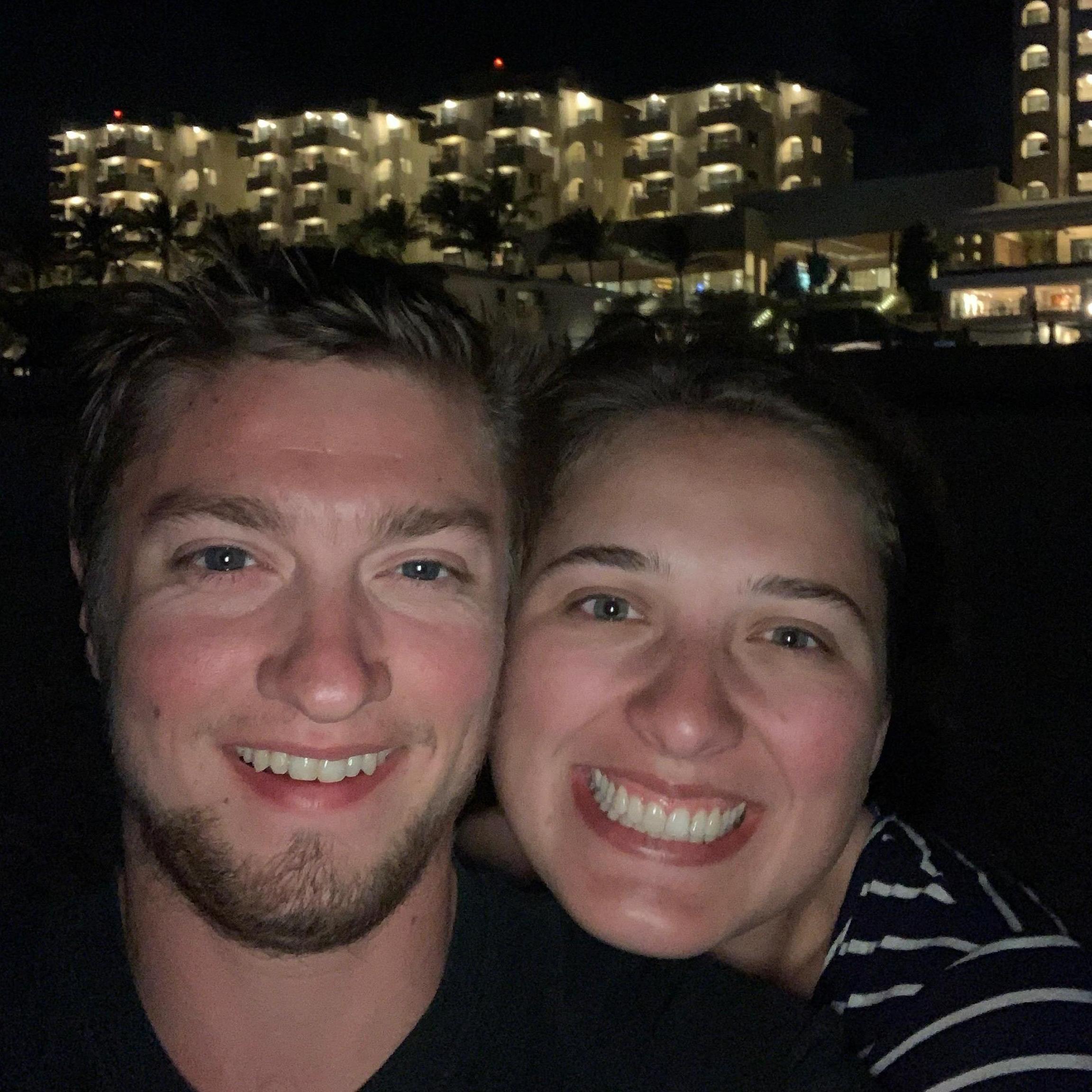 Late night beach walk in Cancun!