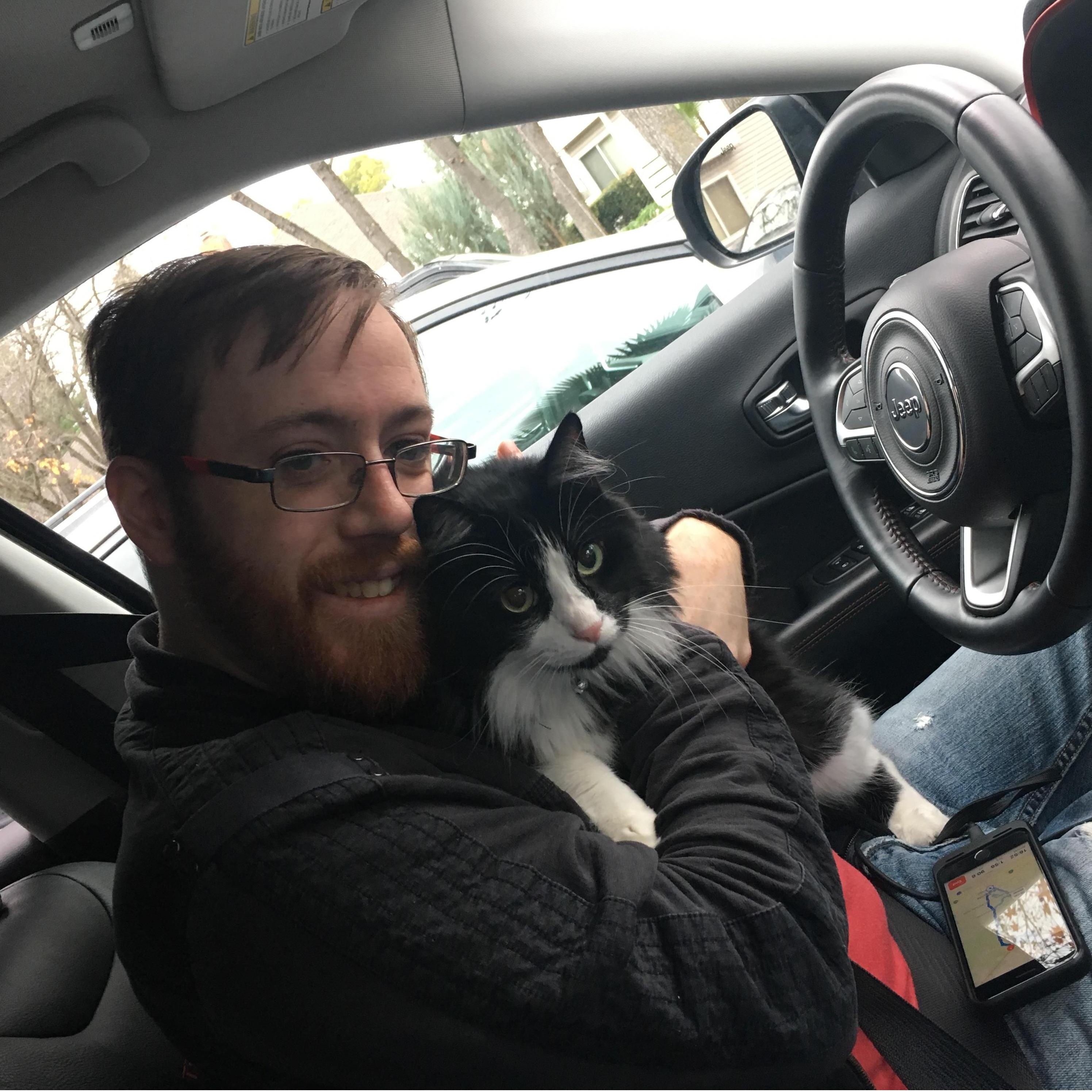 Trinity doesn’t like to travel as much as we do.