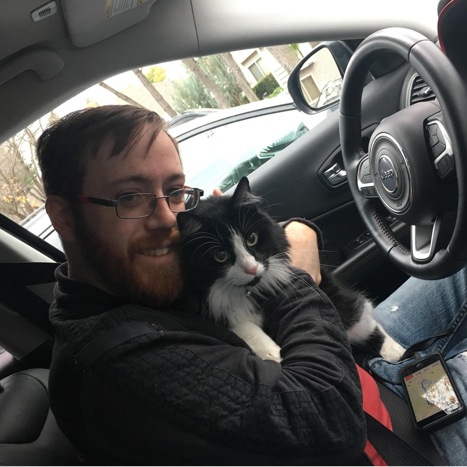 Trinity doesn’t like to travel as much as we do.