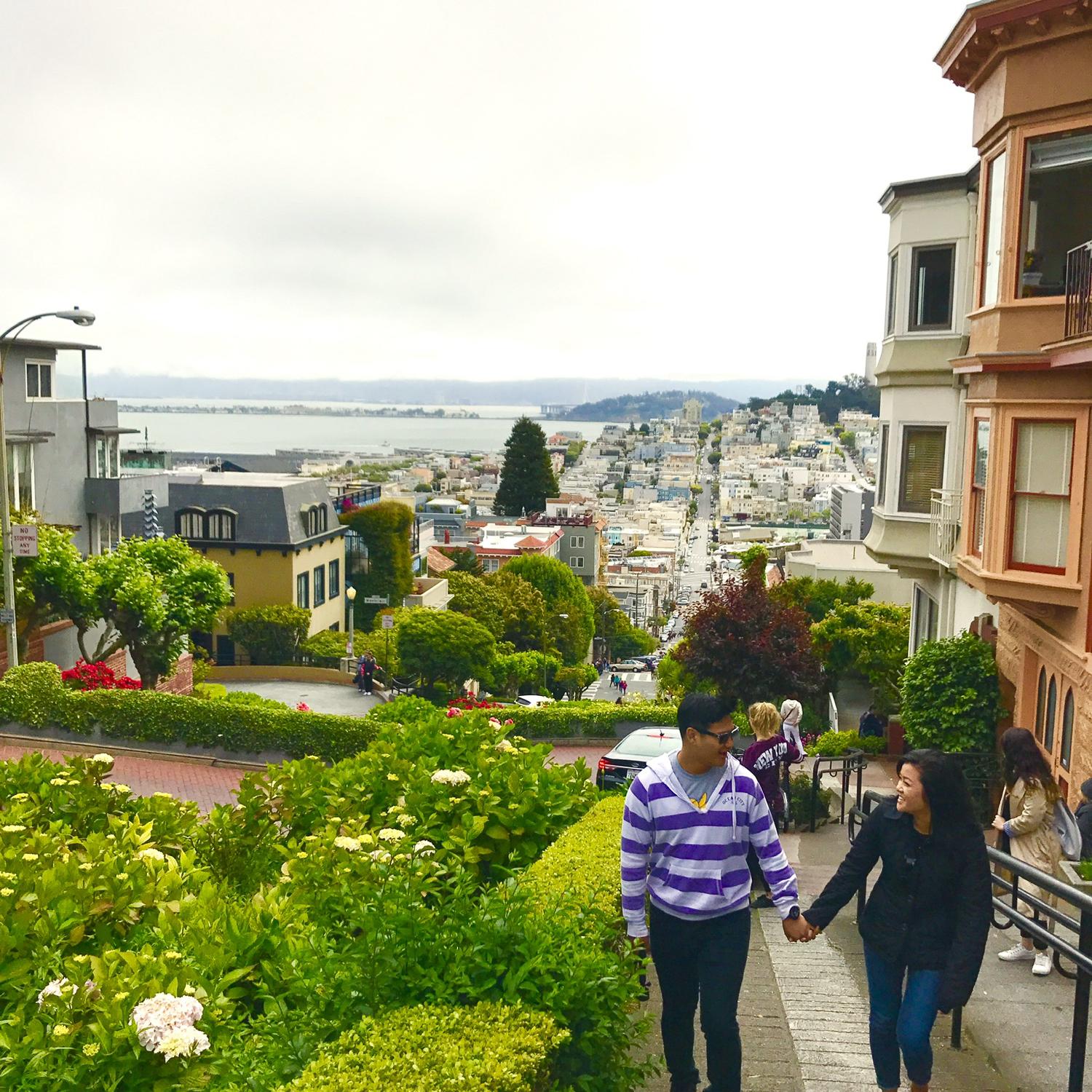 Lombard Street- San Francisco, California 🌳🌲