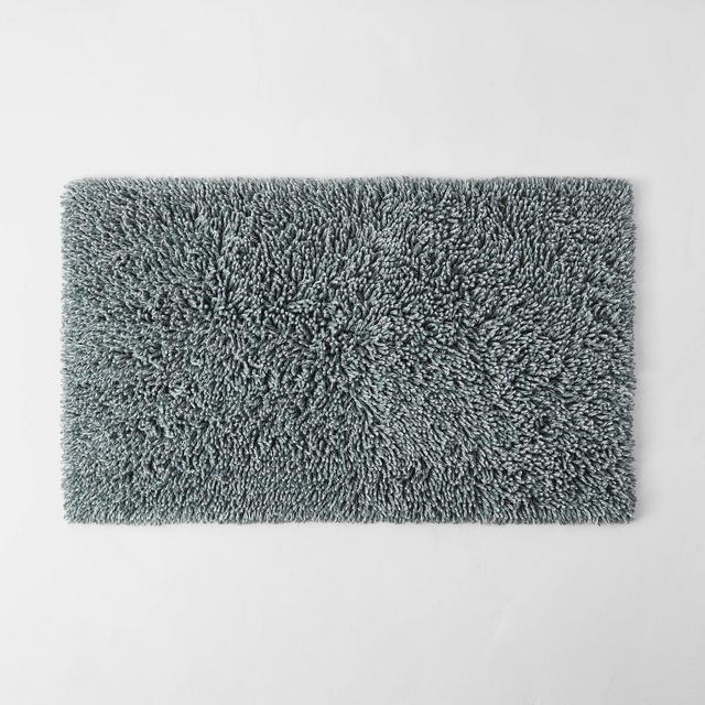 21"x34" Mélange Looped Bath Rug Turquoise/Teal - Casaluna™
