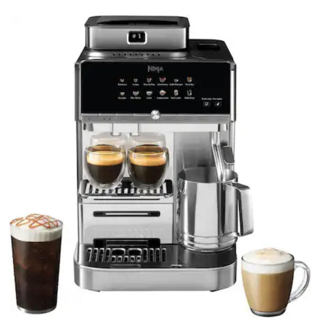 Ninja - AutoBarista Pro Fully Automatic Espresso Machine - Stainless Steel