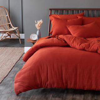 Reese Cotton 3-Piece Gauze Duvet Cover Set