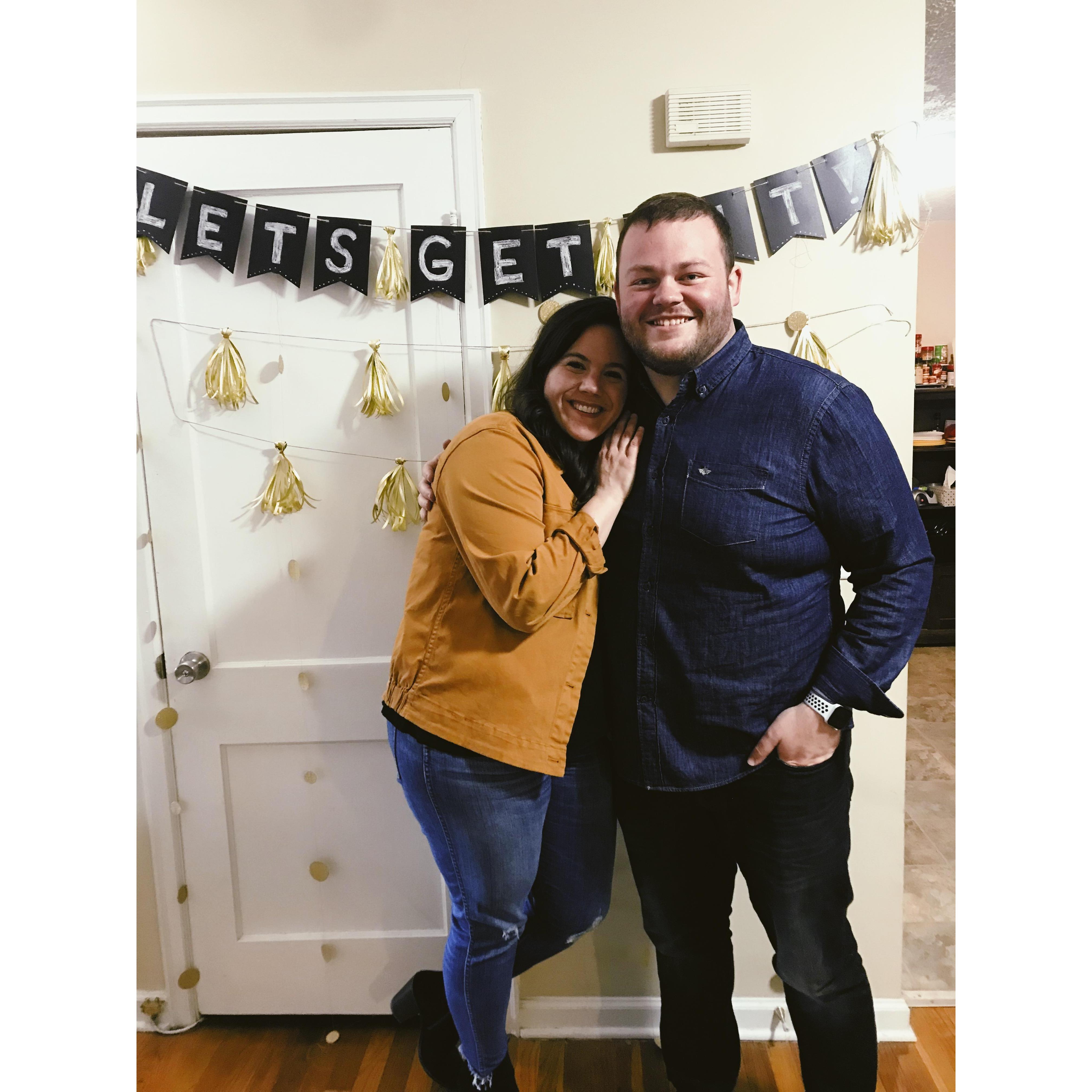 Celebrated Josiah's 26th birthday shortly after we started dating.