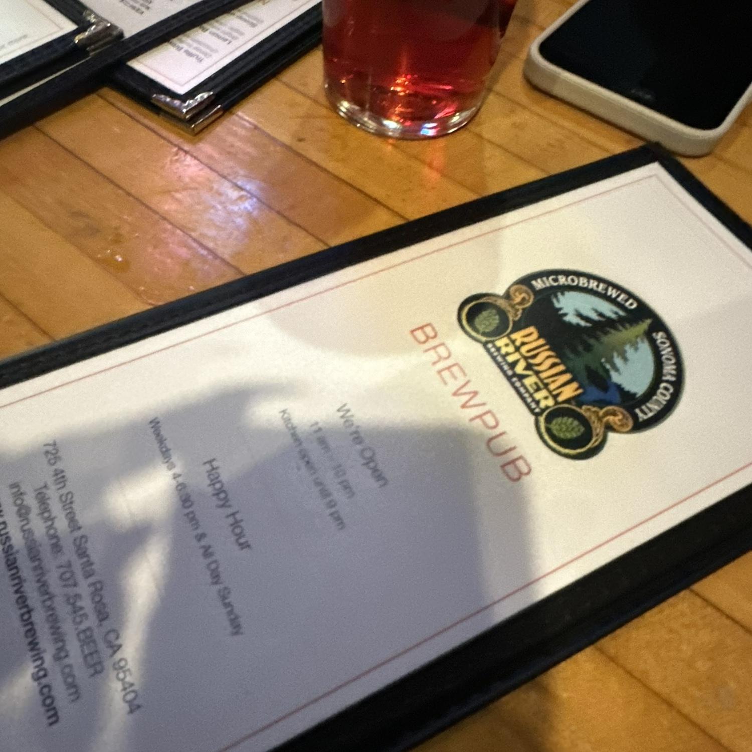 Russian River is Brent’s favorite Beer