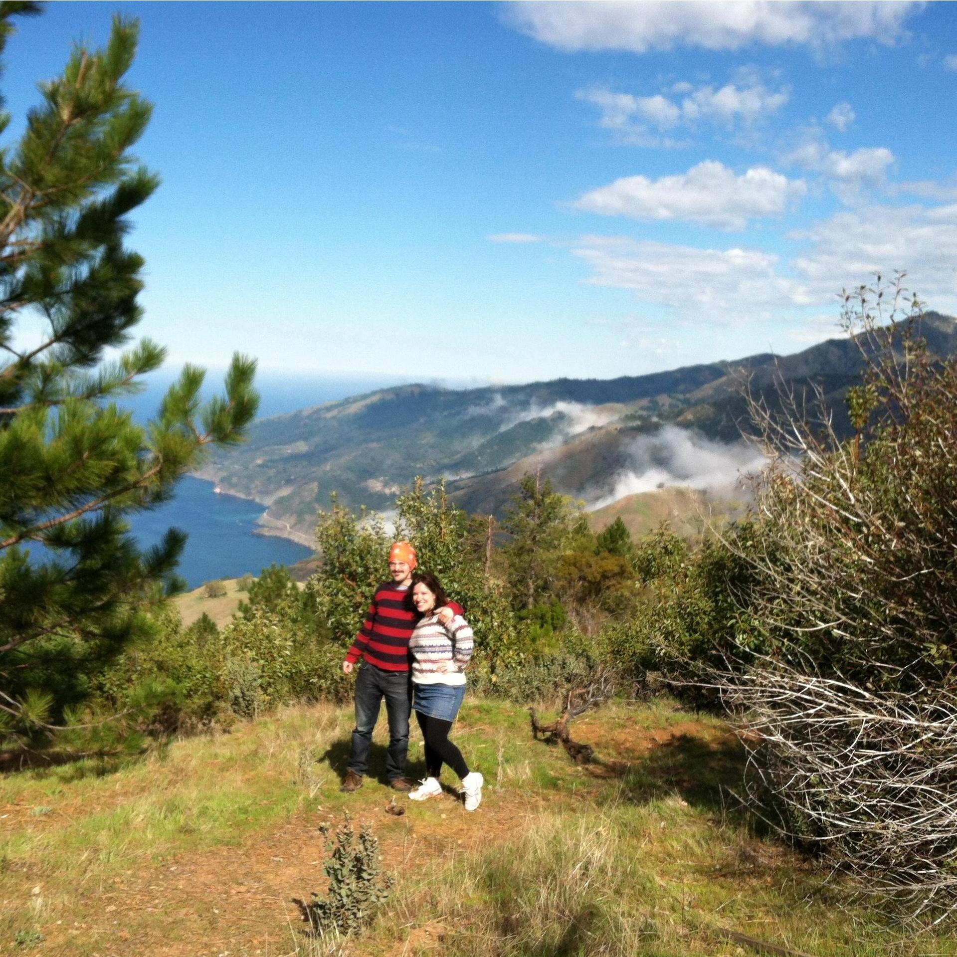 Big Sur - first vacation together to see Matt and Jaq