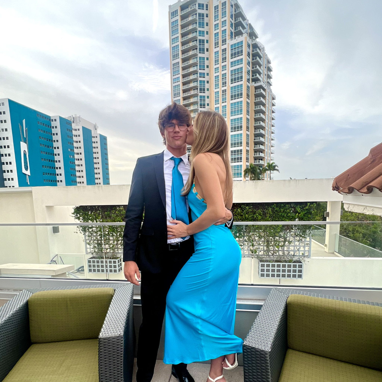Our first wedding together<3