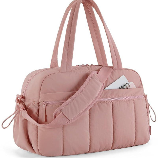 BAGSMART Gym Bag for Women, Duffle Bag for Travel with Wet Pocket, Lightweight Carry on Weekender Duffel, Water Resistant
