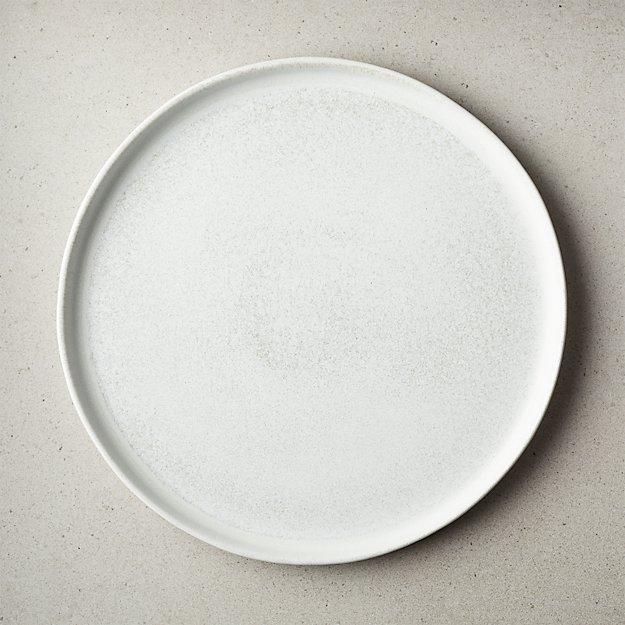 Drift Reactive Silver Grey Dinner Plate