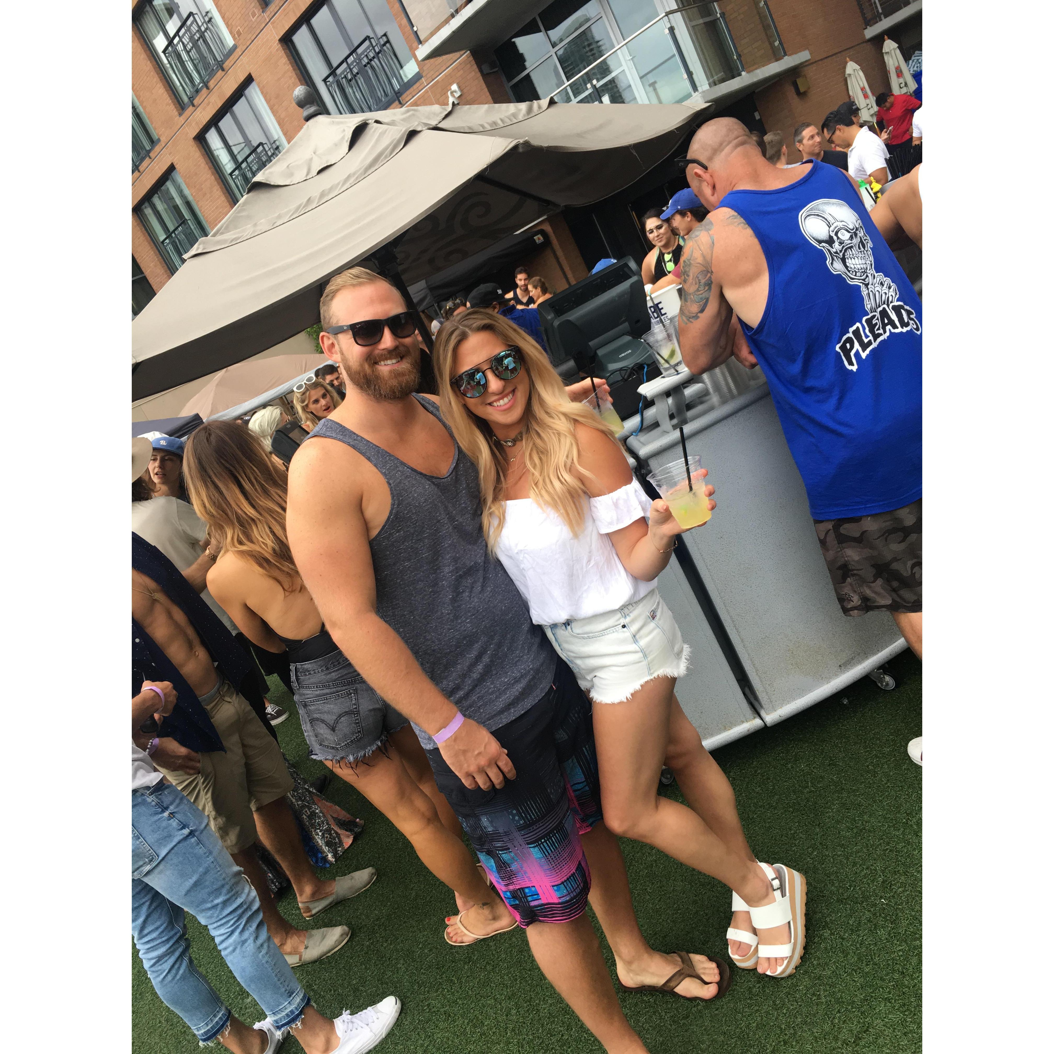 We like to call this "fun Laura" roof top pool parties