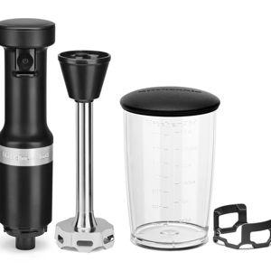 Variable Speed Corded Hand Blender - Black Matte | KitchenAid US